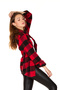 Slim Fit Red Black Plaid Unisex Lumberjack Shirt - 6