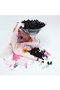 Fastening Pearl-studded Pearl Beads-8mm Black -100 Pieces - 2