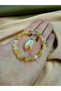 Citrine (Necklace with Raw Citrine Gift) Natural Stone Bracelet (Coin, Abundance, Prosperity) - 2