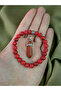 Red Coral Natural Stone Bracelet with Necklace Gift