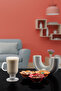 6 Pieces Imported Irish Model Latte Mug with Foot and Handle Hot Chocolate Sahlep Glass Mug - 2
