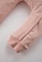 Baby Girl Patterned Long Sleeve Combed Cotton 2-Piece Jumpsuit - 5