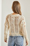 Women's Ecru Openwork Patterned Knitwear Sweater 20234188 - 3