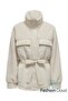Padded Mix Teddy Jacket Otw