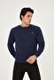 BASIC SWEATSHIRT WITH CYCLING COLLAR SHOULDER DETAIL - 4