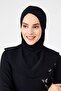 Cross Scarf Swimming Cap R026 Black - 6