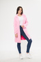 Women's Pocketed Single Button Long Plush Teddy Coat - 5