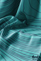 Turquoise Wave Pattern Printed Suede Runner Tablecloth - 4