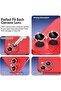 iPhone 15 / iPhone 15 Plus Red Stone Camera Lens Protector , Scratch And Impact Resistant Protector - 4