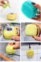 Bathroom Shower Pouch Soap Shower Gel with Reservoir Silicone Brush Pouch Multi-Purpose