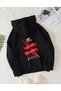 SEBESTA FASHİON Unisex 1WIZZARD COLLECTION PRINTED PRINTED HOODED Oversize Sweatshirt