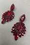 Burgundy Subra Model Bridal Henna Crown and Earrings for the Most Beautiful Brides – Crown, Crystal Stone, Stylish Model – Ta - 7