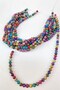 Beads Assortment Colorful Patterned Ceyt Natural Stone Beads 8 mm – Beads, Stylish Design, Women's Accessory - 3
