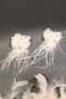 Earring Types White Feather Flower Earrings – Special Design, Accessories, Quality Production, Eye-Catching Style – - 2