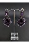 Earring Types Purple Crystal Stone Henna Wedding Bridal Earring – Bijoux Earring, Stylish Design – Bijoux Earring