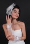 Wedding Wedding Product Polka Dot Bridal Cap and Bridal Gloves – Gloves, Stylish Design, Women's Accessory - 7