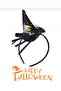 Halloween 1 Piece Witch Hat Shaped Halloween Party Crown Halloween Crown - 2