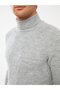 Lcwaikiki Classic Navy Blue Turtleneck Long Sleeve Men's Knitwear Sweater (W3) - 4