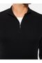 Lcwaikiki Classic Burnt Orange Zippered High Collar Long Sleeve Men's Knitwear Sweater (W3) - 4