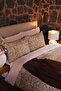 Florent Yellow Single Duvet Cover Set, Knitwear Blanket Set - 3
