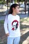 Long Sleeve Cotton Unisex Children's T-Shirt with Ataturk Print and Turkish Flag - 6