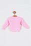 Unisex Baby Kids Crew Neck Extra Flexible Pink Knitwear Sweater