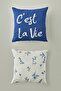 X Bella Maison Beyond Blue 2-Piece Throw Pillow Cover 45X45 cm Tphaw26Kkk00009 - 4