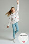 Ecru Bowknot Thick/Fleece Inside Girls' Knitted Sweatshirt Tkdaw26Sw00056 - 5
