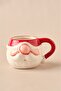 New Year Santa Embossed Mug Set of 2 450 ml - 2
