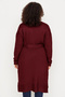 Mürdüm Oversize/Bol Kesim Triko Hırka TBBAW23AV00017 - 6
