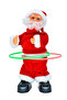 Premium animated hula hoop santa claus decorative christmas ornament - 8