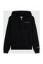 Full Zip Hoodie Sweatshirt Women's Black Sweatshirt - 118405-Kk001 - 6