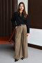 Vizon Kemerli Geniş Paça Pantolon TWOAW26PL00135