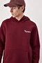 Burgundy Regular/Normal Cut Back Printed Sweatshirt Tmnaw24Sw00101 - 2