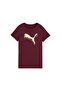 تيشيرت ESS METALLIC بلون Ruby Shimmer-metallic g - 4