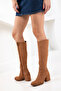 Tan Suede Women's Boots 21134 - 3