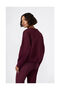 C-Tech Crewneck Sweatshirt Burgundy Women's Sweatshirt - 118376-Rs522 - 3