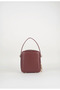 Women's Hazer Claret Red 3 Compartment Lined Faux Leather Adjustable Strap Zipper Closure Hand and Shoulder Bag - 2