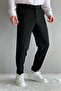 Siyah Erkek Boyfriend Fit Kumaş Pantolon TMNAW26PL00017 - 2