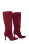 Burgundy Suede Women's Boots 19978 - 2