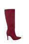 Burgundy Suede Women's Boots 19978 - 3