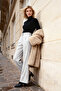 Stone Wide Leg/Wide Leg Woven Striped Pants TWOSS23PL00109 - 4