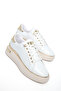 White-Gold Women's Sneaker 20810 - 4