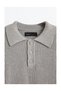 Man Heavy Knit Buttoned Polo Shirt - 7