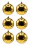 Cici top christmas pine tree ornament 8 cm 6-pack - 4