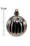 5 cm 12-Pack Cici Ball Shiny Christmas Tree Ornament Silver - 2