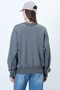 Anthracite Stitching Detailed Oversize Design Sweatshirt Alc-X14662 - 7