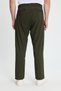 Men's Regular Fit Double Pleated Elastic Waist Comfortable Cut Loose Leg Baggy Khaki Trousers - 7