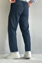 Lacivert Erkek Boyfriend Fit Kumaş Pantolon TMNAW26PL00017 - 5