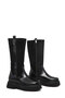Black-Black Suede Women's Boots 19650 - 5